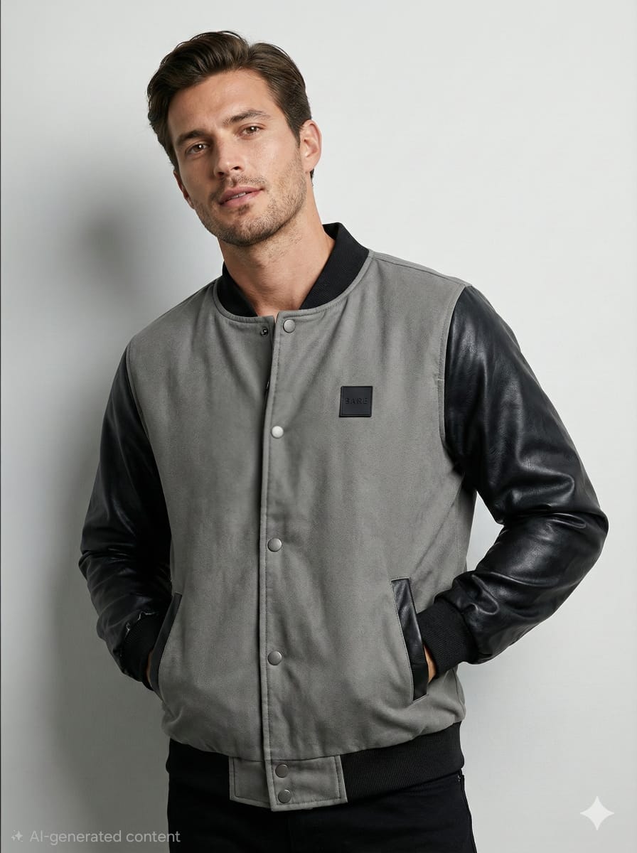 Rare Rabbit Iconic Varsity Fusion Jacket